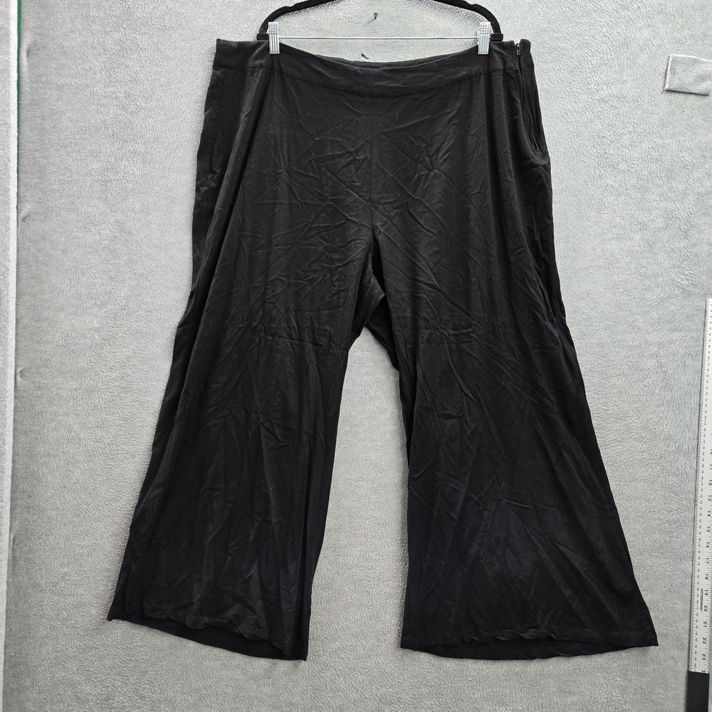 Torrid Women Pants 22 Black Wide-Leg Palazzo Zipper